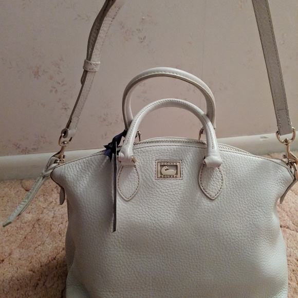 Dooney & Bourke Portofino Leather Domed Satchel - Picture 5 of 7